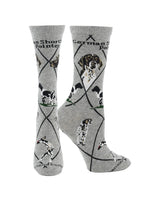 WHD socks Gray / Medium German Shorthaired Pointer Socks Perfect Dog Lovers Gift