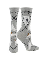 WHD socks Gray / Medium Great Pyrenees Socks Perfect Dog Lovers Gift