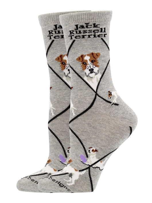 WHD socks Gray / Medium Jack Russell Terrier Socks Perfect Dog Lovers Gift