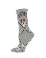WHD socks Gray / Medium Jack Russell Terrier Socks Perfect Dog Lovers Gift