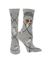 WHD socks Gray / Medium Jack Russell Terrier Socks Perfect Dog Lovers Gift