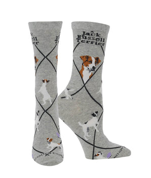 WHD socks Gray / Medium Jack Russell Terrier Socks Perfect Dog Lovers Gift