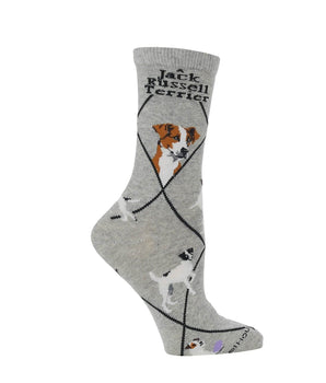 WHD socks Gray / Medium Jack Russell Terrier Socks Perfect Dog Lovers Gift