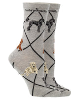 WHD socks Gray / Medium Labradoodle Socks for Women and Men | Perfect Dog Lovers Gift