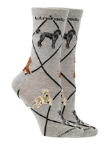 WHD socks Gray / Medium Labradoodle Socks for Women and Men | Perfect Dog Lovers Gift