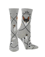 WHD socks Gray / Medium Rat Terrier Socks Perfect Dog Lovers Gift