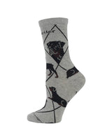 WHD socks Gray / Medium Rottweiler Socks Perfect Dog Lovers Gift