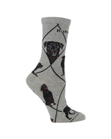 WHD socks Gray / Medium Rottweiler Socks Perfect Dog Lovers Gift