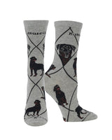 WHD socks Gray / Medium Rottweiler Socks Perfect Dog Lovers Gift