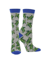 WHD socks Gray / Medium Sea Turtle Socks Perfect Sea Turtle Lovers Gift