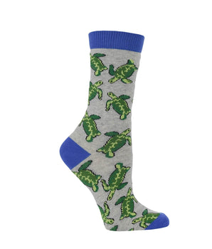 WHD socks Gray / Medium Sea Turtle Socks Perfect Sea Turtle Lovers Gift