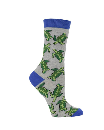 WHD socks Gray / Medium Sea Turtle Socks Perfect Sea Turtle Lovers Gift