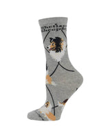 WHD socks Gray / Medium Shetland Sheepdog Socks Perfect Dog Lovers Gift