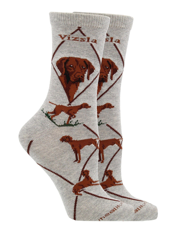 WHD socks Gray / Medium Vizsla Socks Perfect Dog Lovers Gift