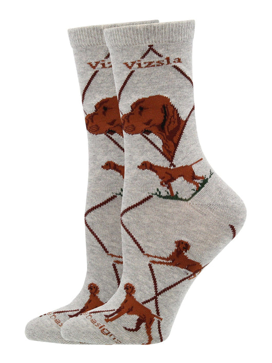 WHD socks Gray / Medium Vizsla Socks Perfect Dog Lovers Gift