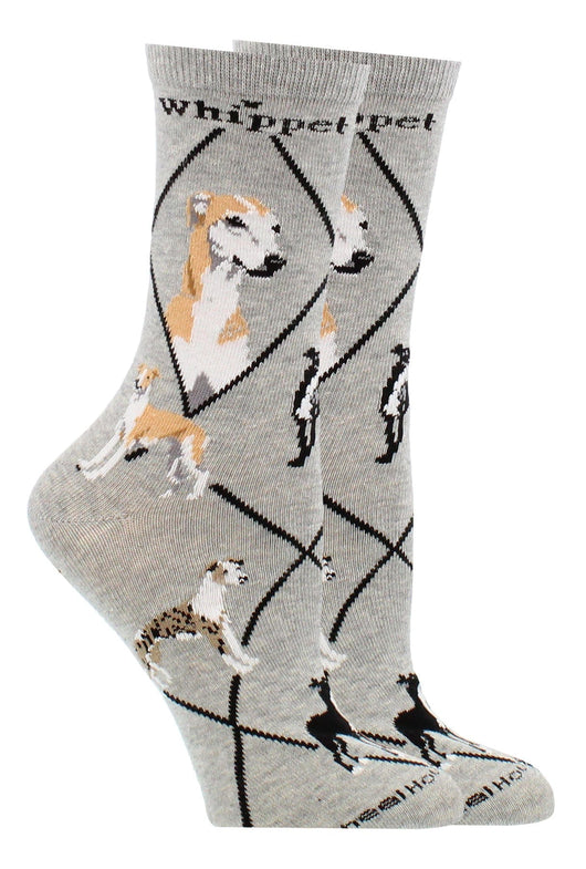 WHD socks Gray / Medium Whippet Socks Perfect Dog Lovers Gift