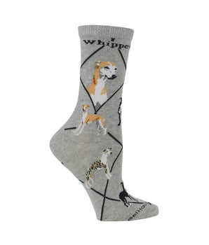WHD socks Gray / Medium Whippet Socks Perfect Dog Lovers Gift