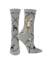 WHD socks Gray / Medium Whippet Socks Perfect Dog Lovers Gift