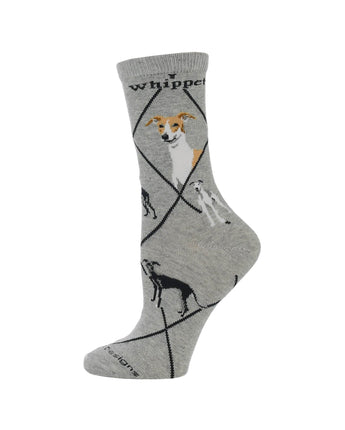 WHD socks Gray / Medium Whippet Socks Perfect Dog Lovers Gift