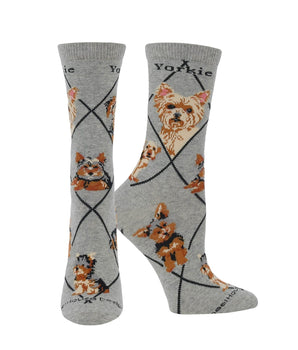 Yorkie Puppy Socks for Women | Perfect Dog Lovers Gift