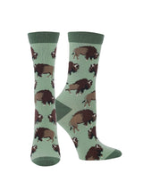 WHD socks Green / Medium Buffalo Socks Perfect Animal Lovers Gift