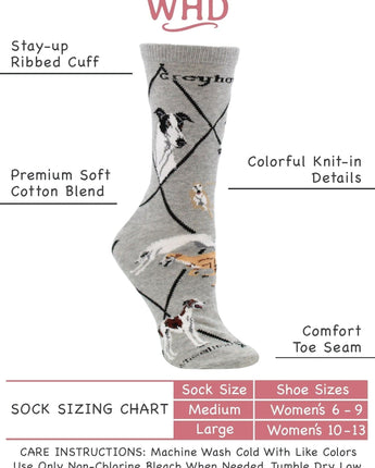 WHD socks Greyhound Socks Perfect Dog Lovers Gift