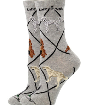 WHD socks Labradoodle Socks for Women and Men | Perfect Dog Lovers Gift