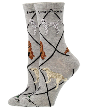 WHD socks Labradoodle Socks for Women and Men | Perfect Dog Lovers Gift