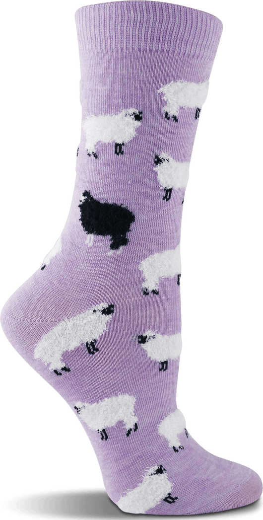 WHD socks Lavendar Heather / Medium WHD Fuzzy Sheep Socks 2-Pack or 1-Pack