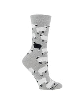 WHD socks Lavender Heather/Gray Heather / Medium WHD Fuzzy Sheep Socks | Gifts for Sheep Lovers | 1-Pack/2-Pack