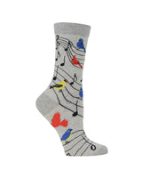 WHD socks Light Gray / Medium Bird Song Socks Perfect Bird Lovers Gift