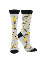 WHD socks Light Gray / Medium Goldfinch Socks Perfect Bird Lovers Gift