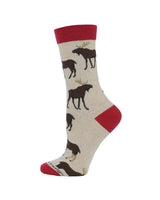 WHD socks Moose Socks Perfect Animal Lovers Gift