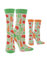 WHD socks Oatmeal/Ash Heather / Medium WHD Veggie Socks | Gifts for Veggie Lovers | 1-Pack/2-Pack