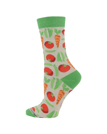 WHD socks Oatmeal/Ash Heather / Medium WHD Veggie Socks | Gifts for Veggie Lovers | 1-Pack/2-Pack
