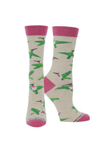 WHD socks Oatmeal / Medium Hummingbird Bird Socks Perfect Bird Lovers Gift