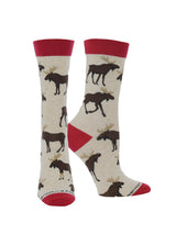 WHD socks Oatmeal / Medium Moose Socks Perfect Animal Lovers Gift
