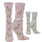 WHD socks Pink Heather/Ash Heather / Medium WHD Cute Fuzzy Llama Socks for Women
