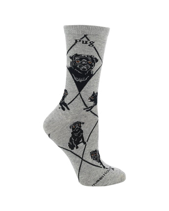 WHD socks Pug Socks for Women | Perfect Dog Lovers Gift