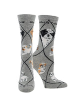 WHD socks Puppy Cut Gray / Medium Shih Tzu Socks Perfect Dog Lovers Gift