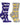 WHD socks Purple/Gray Heather / Medium Fuzzy Chicken Socks | Cute Chicken Socks for Women | Crew Length