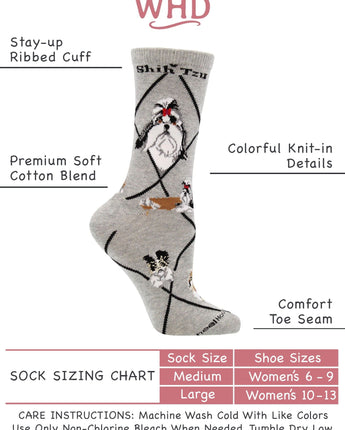 WHD socks Shih Tzu Socks Perfect Dog Lovers Gift