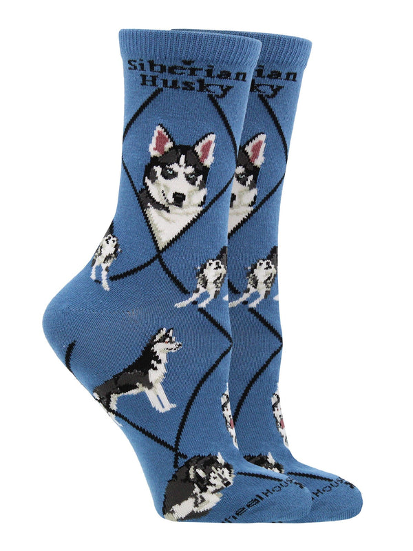 WHD socks Siberian Husky Socks for Women | Perfect Dog Lovers Gift