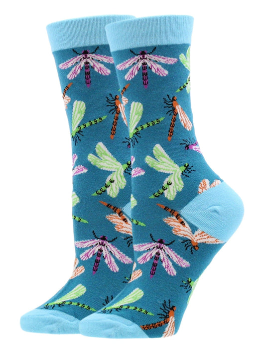 WHD socks Teal / Medium Dragonfly Socks Perfect Outdoor Lovers Gift