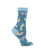 WHD socks Teal / Medium Dragonfly Socks Perfect Outdoor Lovers Gift