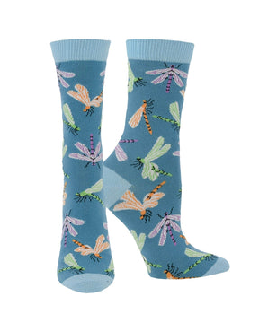 WHD socks Teal / Medium Dragonfly Socks Perfect Outdoor Lovers Gift