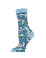 WHD socks Teal / Medium Dragonfly Socks Perfect Outdoor Lovers Gift