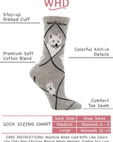 WHD socks Westie Socks for Women | Perfect Dog Lovers Gift