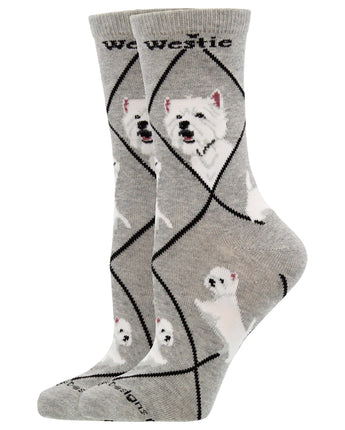 WHD socks Westie Socks for Women | Perfect Dog Lovers Gift