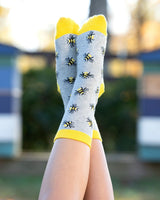 WHD socks WHD Bee Socks | Gifts for Bee Lovers | 1-Pack/2-Pack